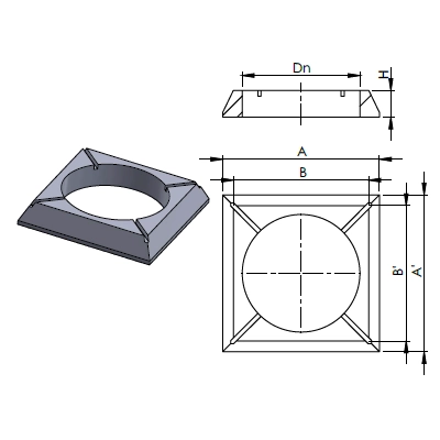 Pierścień Adapter do osadzenia telesk. TXP/315/PN