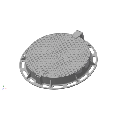 Właz żeliwny 600 D400  H-100 zatrzask EUROSTARS